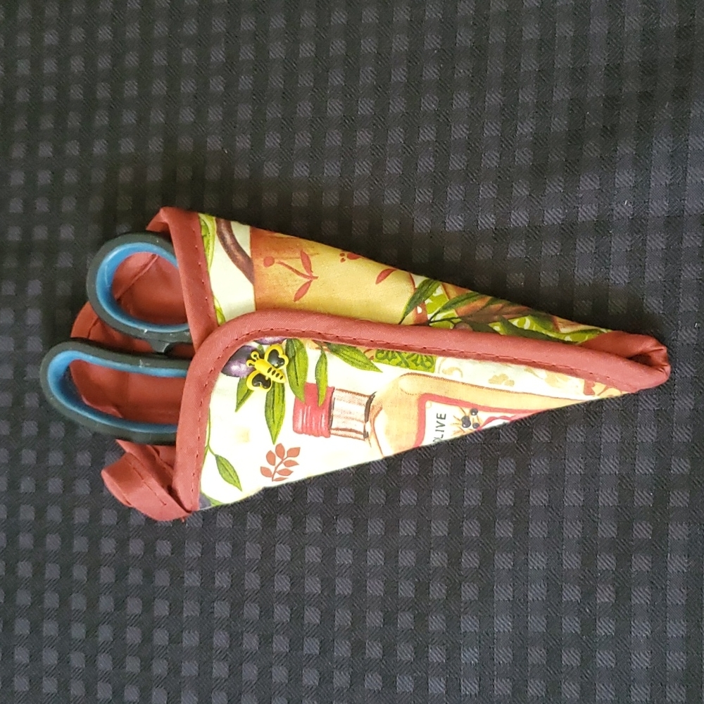 Oil and Olive, scissors, holder, kitchen, butterfly, gift, handmade, rust